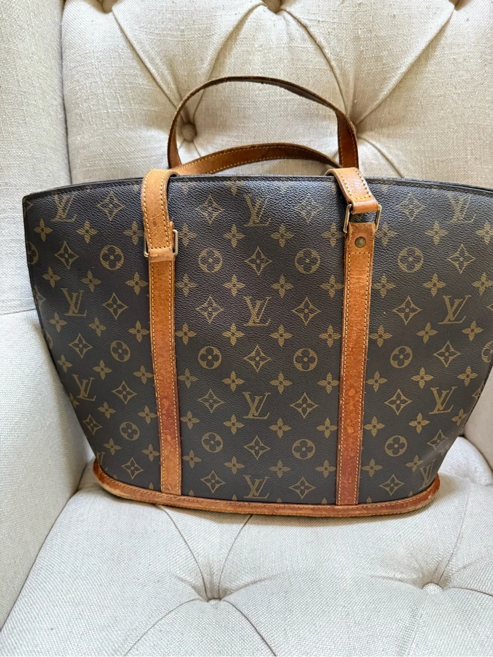 Louis Vuitton Vintage Monogram Babylone Tote Shoulder Bag